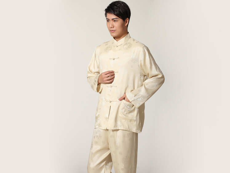 Tai Chi Clothing Long-sleeve Casual Style Linen Suit